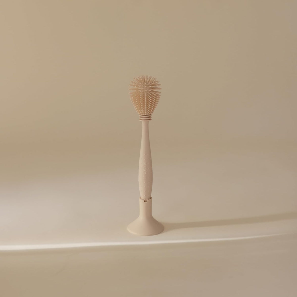 Baby Bottle Brush | Soft Silicone with Suction Base (Shifting Sand)