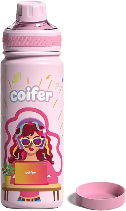 22 oz Insulated Water Bottle with Handle
