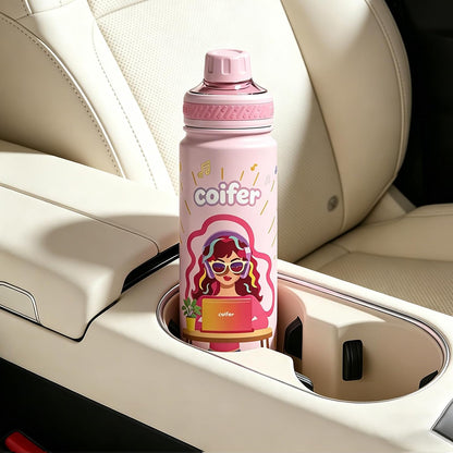22 oz Insulated Water Bottle with Handle