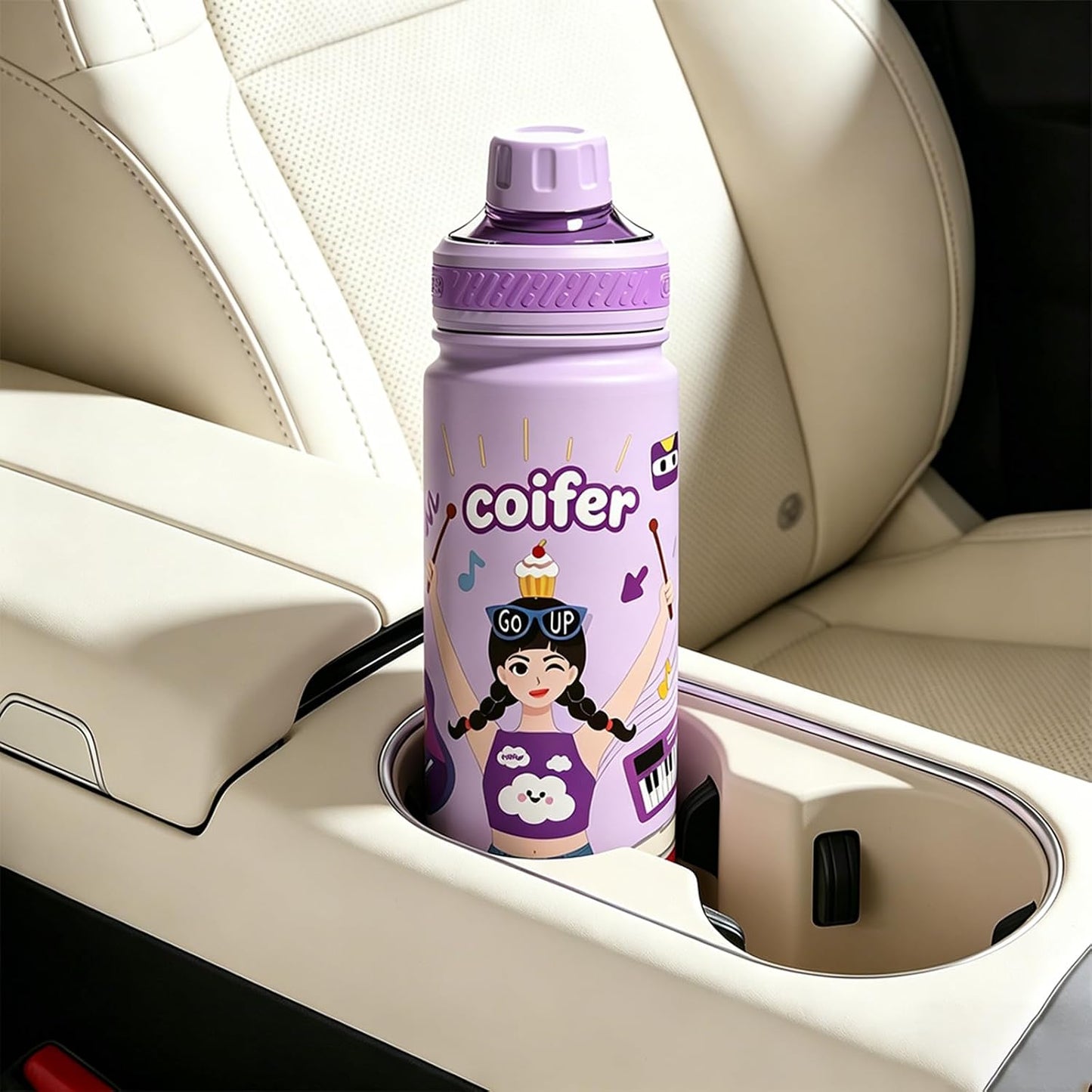 22 oz Insulated Water Bottle with Handle