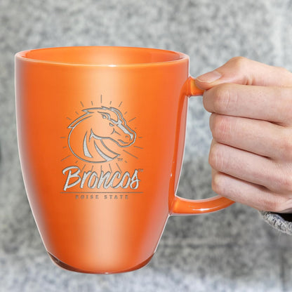 NCAA 18oz Laser Engraved Ceramic Lustre Mug - Coffee-Tea - Colors C