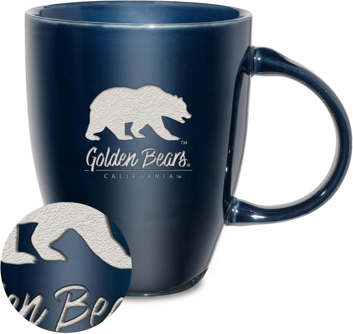 NCAA 18oz Laser Engraved Ceramic Lustre Mug - Coffee-Tea - Colors C