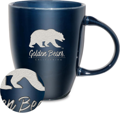 NCAA 18oz Laser Engraved Ceramic Lustre Mug - Coffee-Tea - Colors C