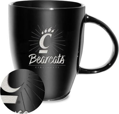 NCAA 18oz Laser Engraved Ceramic Lustre Mug - Coffee-Tea - Colors C