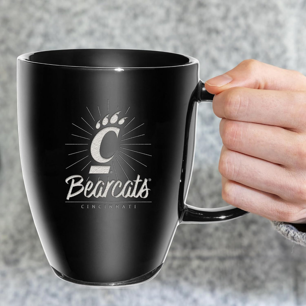 NCAA 18oz Laser Engraved Ceramic Lustre Mug - Coffee-Tea - Colors C