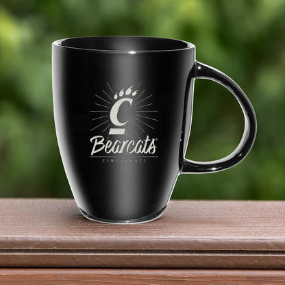 NCAA 18oz Laser Engraved Ceramic Lustre Mug - Coffee-Tea - Colors C
