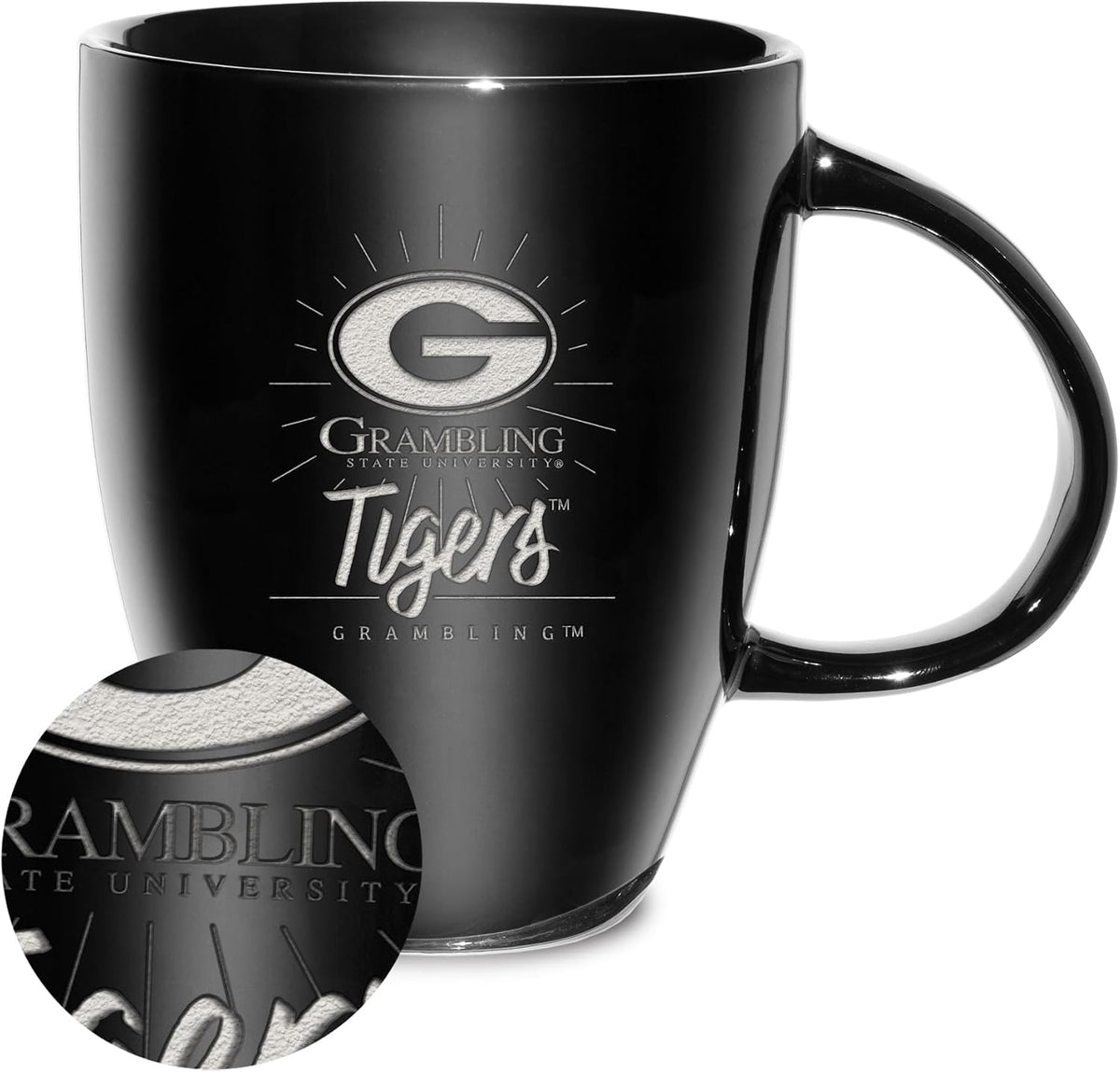 NCAA 18oz Laser Engraved Ceramic Lustre Mug - Coffee-Tea - Colors C