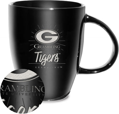 NCAA 18oz Laser Engraved Ceramic Lustre Mug - Coffee-Tea - Colors C