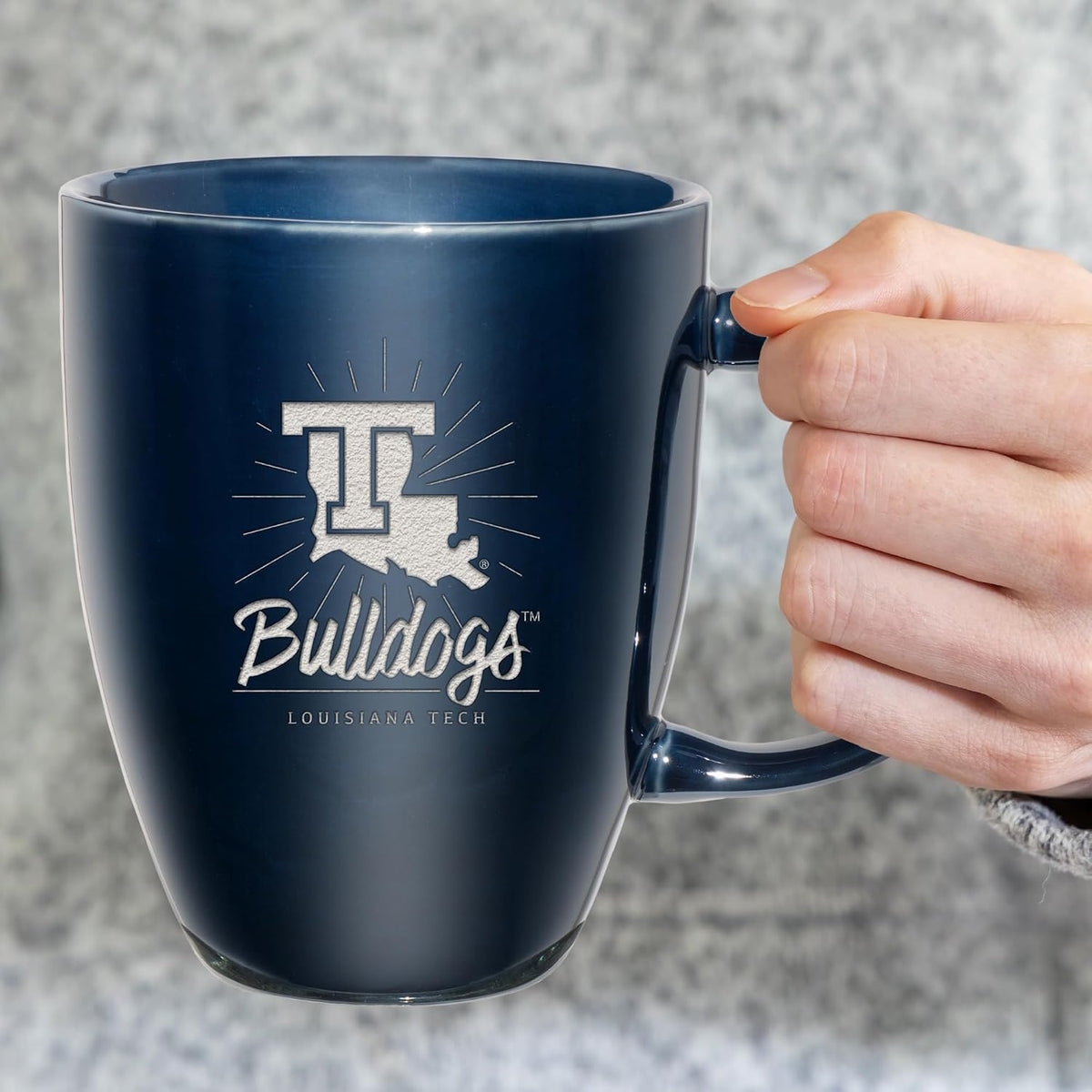 NCAA 18oz Laser Engraved Ceramic Lustre Mug - Coffee-Tea - Colors C