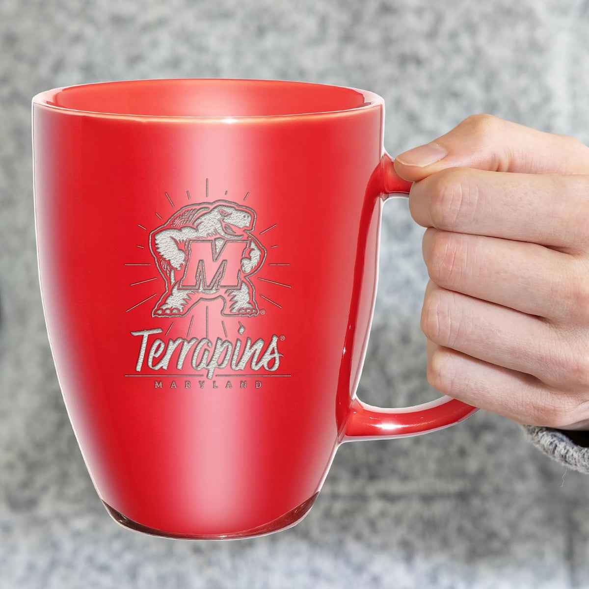 NCAA 18oz Laser Engraved Ceramic Lustre Mug - Coffee-Tea - Colors C
