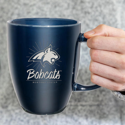 NCAA 18oz Laser Engraved Ceramic Lustre Mug - Coffee-Tea - Colors C