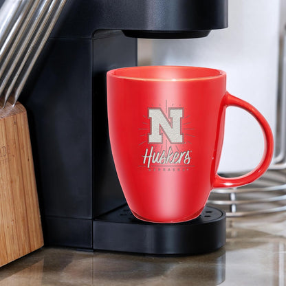 NCAA 18oz Laser Engraved Ceramic Lustre Mug - Coffee-Tea - Colors C