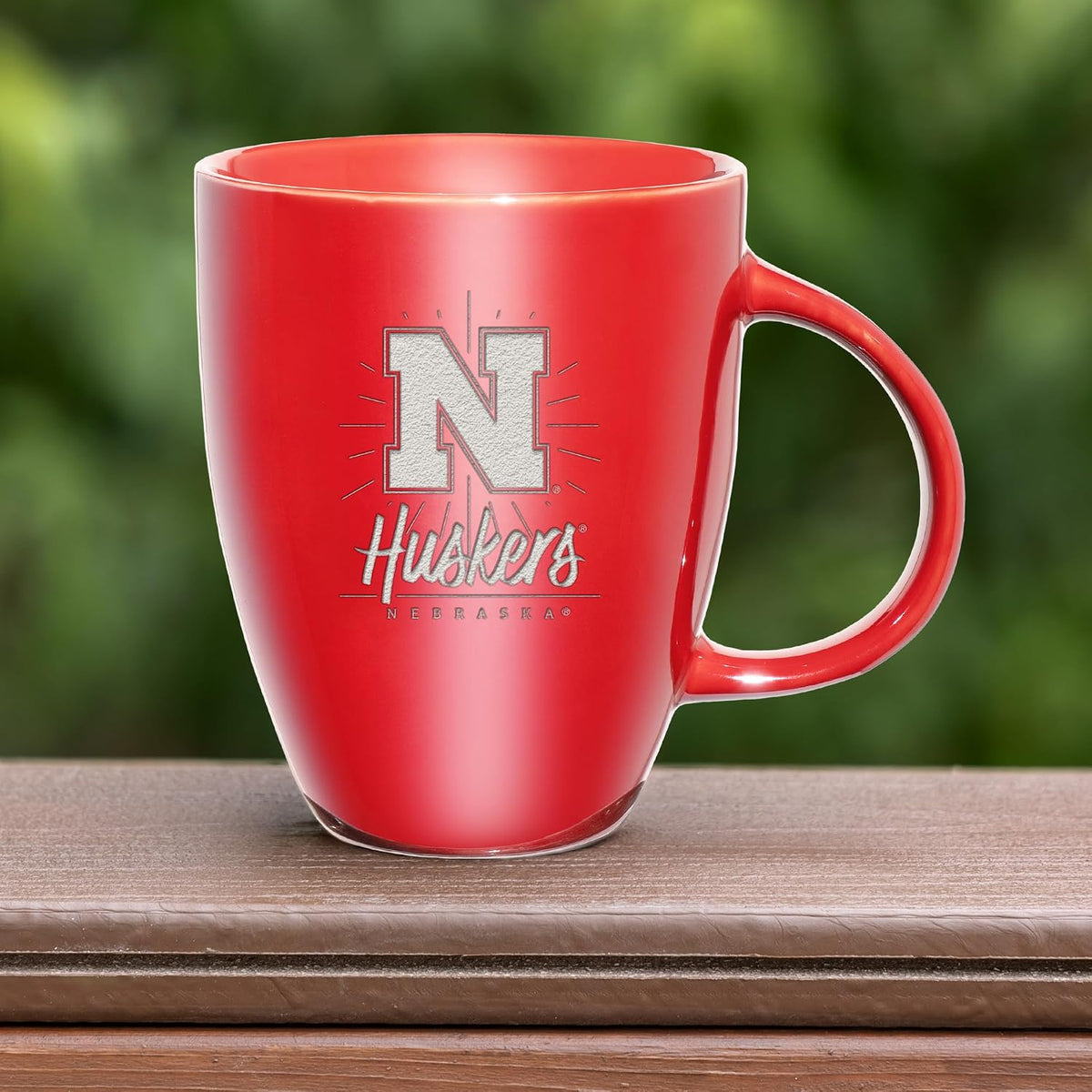 NCAA 18oz Laser Engraved Ceramic Lustre Mug - Coffee-Tea - Colors C
