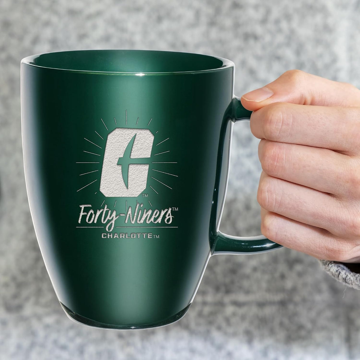 NCAA 18oz Laser Engraved Ceramic Lustre Mug - Coffee-Tea - Colors C