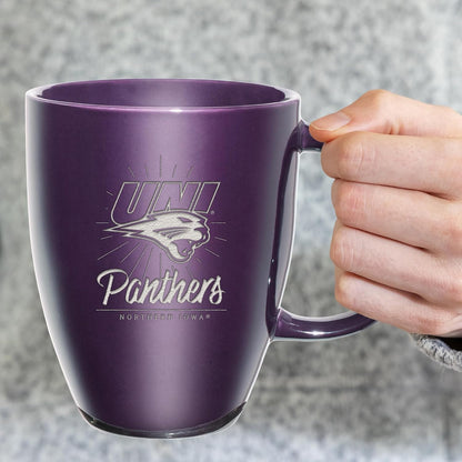NCAA 18oz Laser Engraved Ceramic Lustre Mug - Coffee-Tea - Colors C
