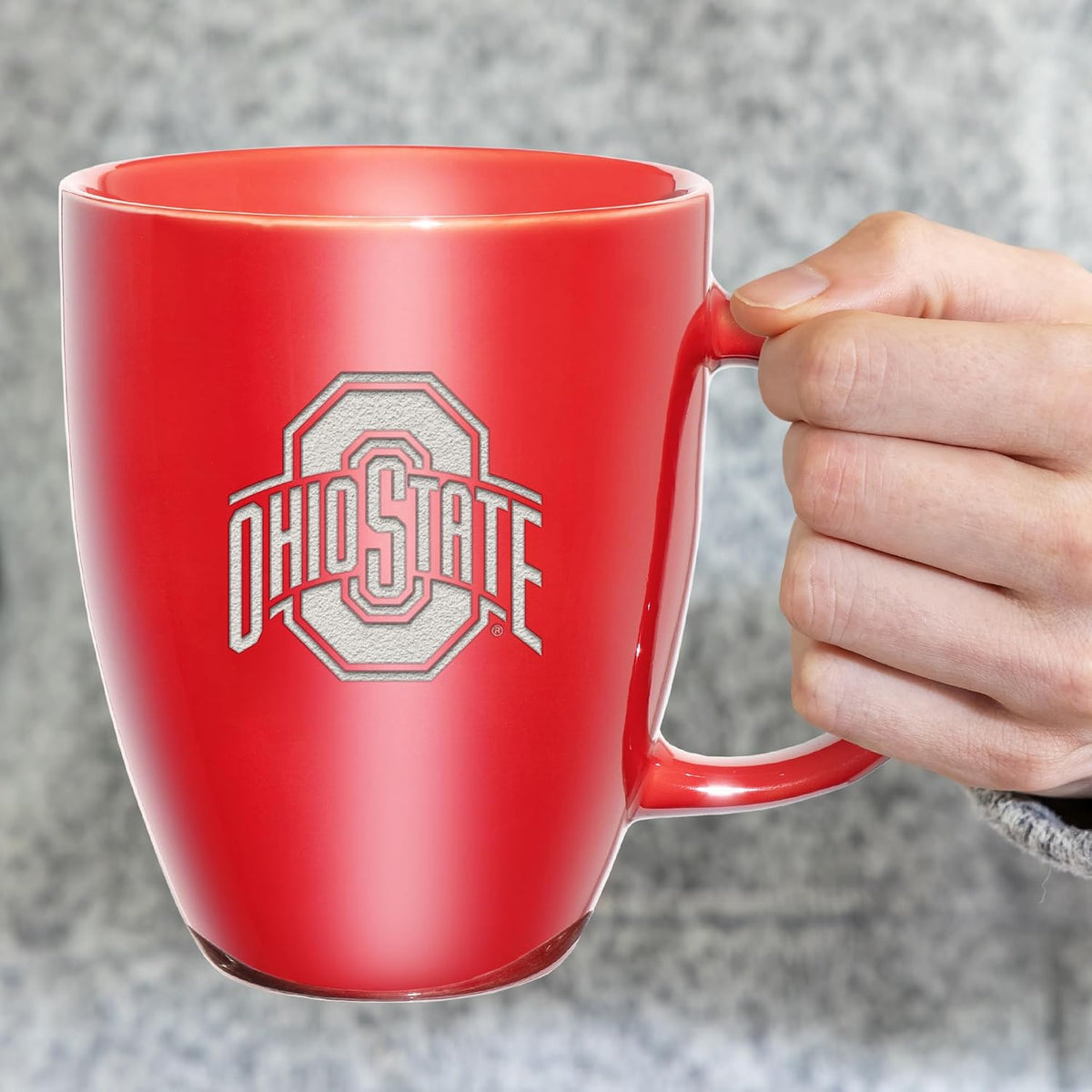 NCAA 18oz Laser Engraved Ceramic Lustre Mug - Coffee-Tea - Colors C