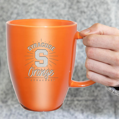 NCAA 18oz Laser Engraved Ceramic Lustre Mug - Coffee-Tea - Colors C