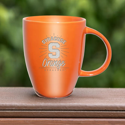 NCAA 18oz Laser Engraved Ceramic Lustre Mug - Coffee-Tea - Colors C