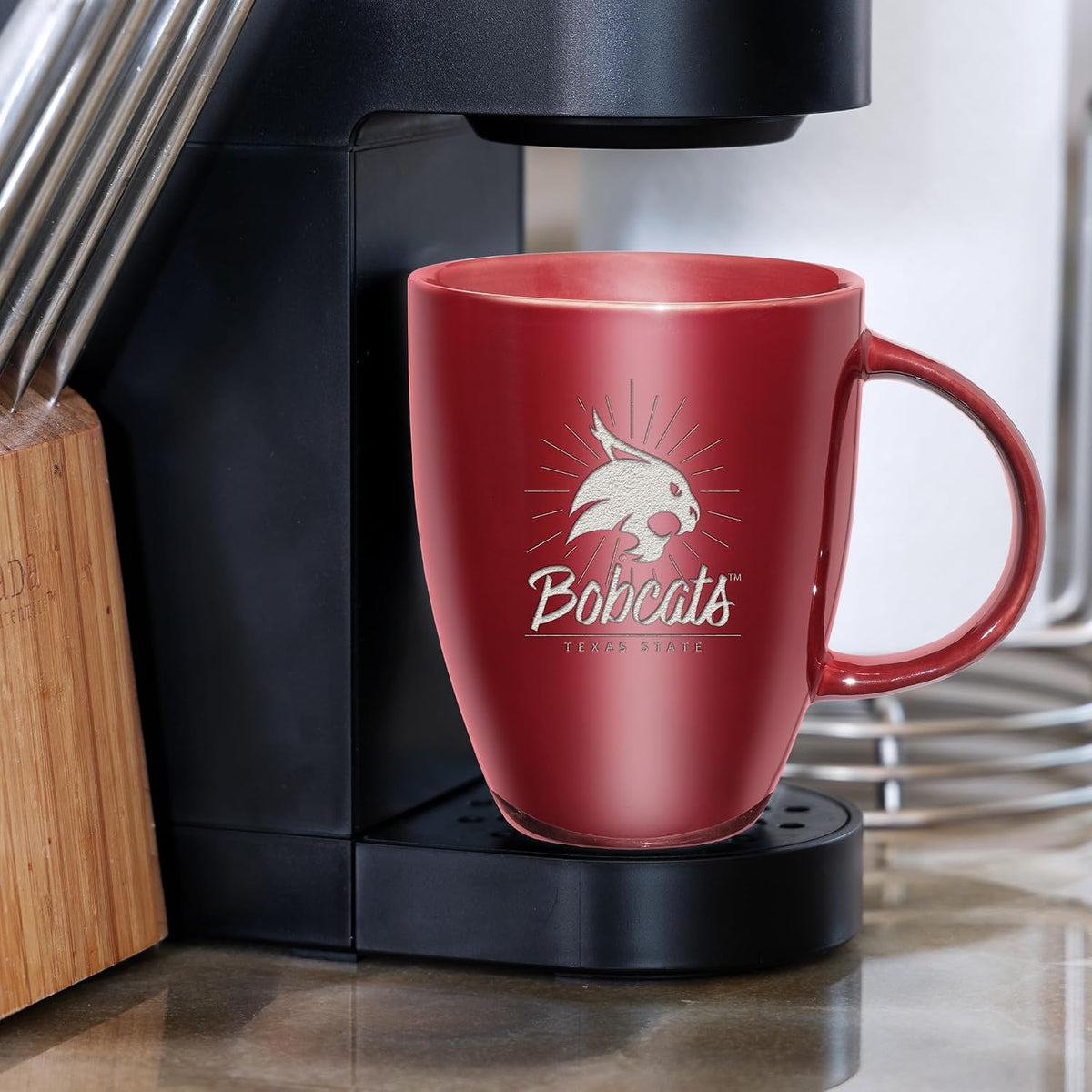 NCAA 18oz Laser Engraved Ceramic Lustre Mug - Coffee-Tea - Colors C