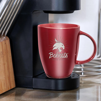NCAA 18oz Laser Engraved Ceramic Lustre Mug - Coffee-Tea - Colors C