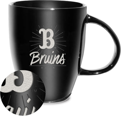 NCAA 18oz Laser Engraved Ceramic Lustre Mug - Coffee-Tea - Colors C