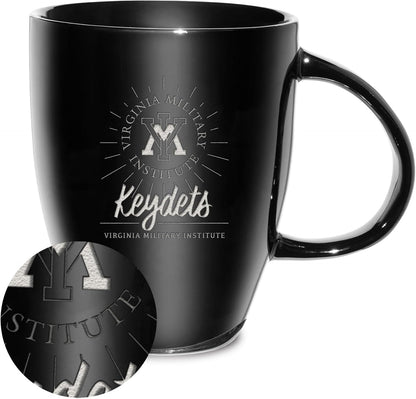 NCAA 18oz Laser Engraved Ceramic Lustre Mug - Coffee-Tea - Colors C