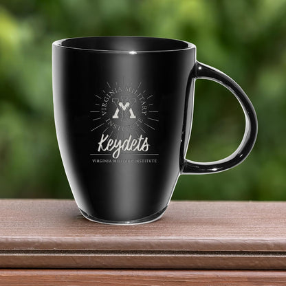 NCAA 18oz Laser Engraved Ceramic Lustre Mug - Coffee-Tea - Colors C