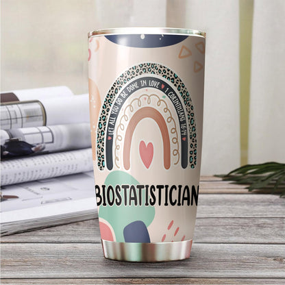 Let All You Do Be Done In Love Postal Clerk Tumbler Stainless Steel 20oz, Office Gifts Women Men Work Friends Coworker, Driking Coffee Cup For Birthday Christmas - Colors F