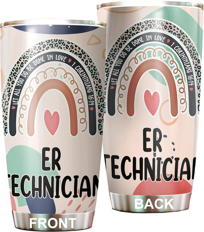 Let All You Do Be Done In Love Postal Clerk Tumbler Stainless Steel 20oz, Office Gifts Women Men Work Friends Coworker, Driking Coffee Cup For Birthday Christmas - Colors F