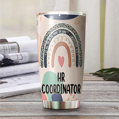 Let All You Do Be Done In Love Postal Clerk Tumbler Stainless Steel 20oz, Office Gifts Women Men Work Friends Coworker, Driking Coffee Cup For Birthday Christmas - Colors F