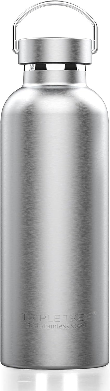 34 OZ Uninsulated Single Walled Stainless Steel Sports Water Bottle 18/8 Food Grade for Cyclists, Runners, Hikers, Beach Goers, Picnics, Camping - BPA Free