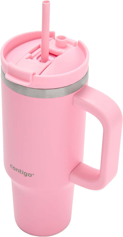 Streeterville 40oz Tumbler, Stainless Steel Vacuum Insulated, Leak-Proof, Cold for 29 Hours, Reef