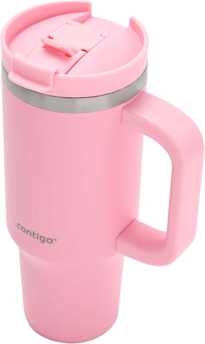 Streeterville 40oz Tumbler, Stainless Steel Vacuum Insulated, Leak-Proof, Cold for 29 Hours, Reef