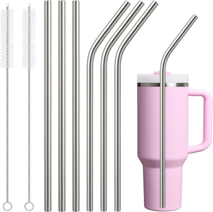 6 Pack Stainless Steel Straw for Stanley 40 oz 30 oz Tumbler