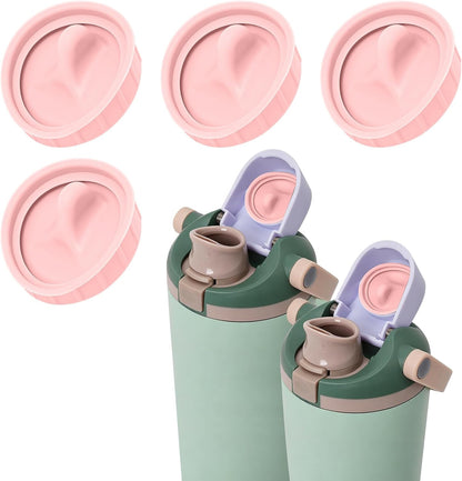 4PCS Replacement Stopper Compatible with Owala FreeSip Sway 30oz 40oz, Silicone Seal Cap Stopper for Owala FreeSip Tumbler 40oz, Water Bottle Cap Gasket Plug Accessories Replacement Parts, Grey