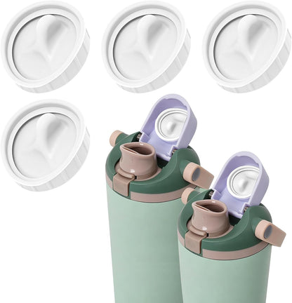 4PCS Replacement Stopper Compatible with Owala FreeSip Sway 30oz 40oz, Silicone Seal Cap Stopper for Owala FreeSip Tumbler 40oz, Water Bottle Cap Gasket Plug Accessories Replacement Parts, Grey