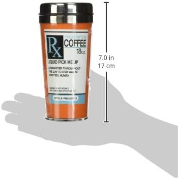 Insulated Travel Mug, 14oz - Double Wall Stainless & Acrylic Drink Cup with Twist Top Lid & Handle - Horse