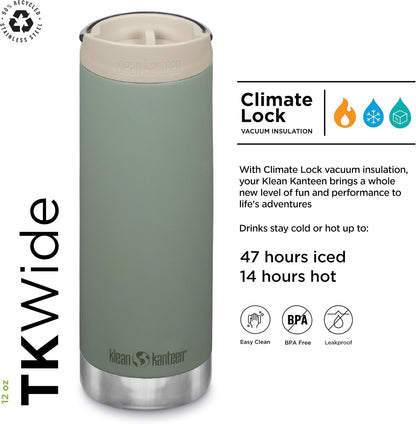 16oz TKWide Insulated Coffee Tumbler with Café Cap - Corsair