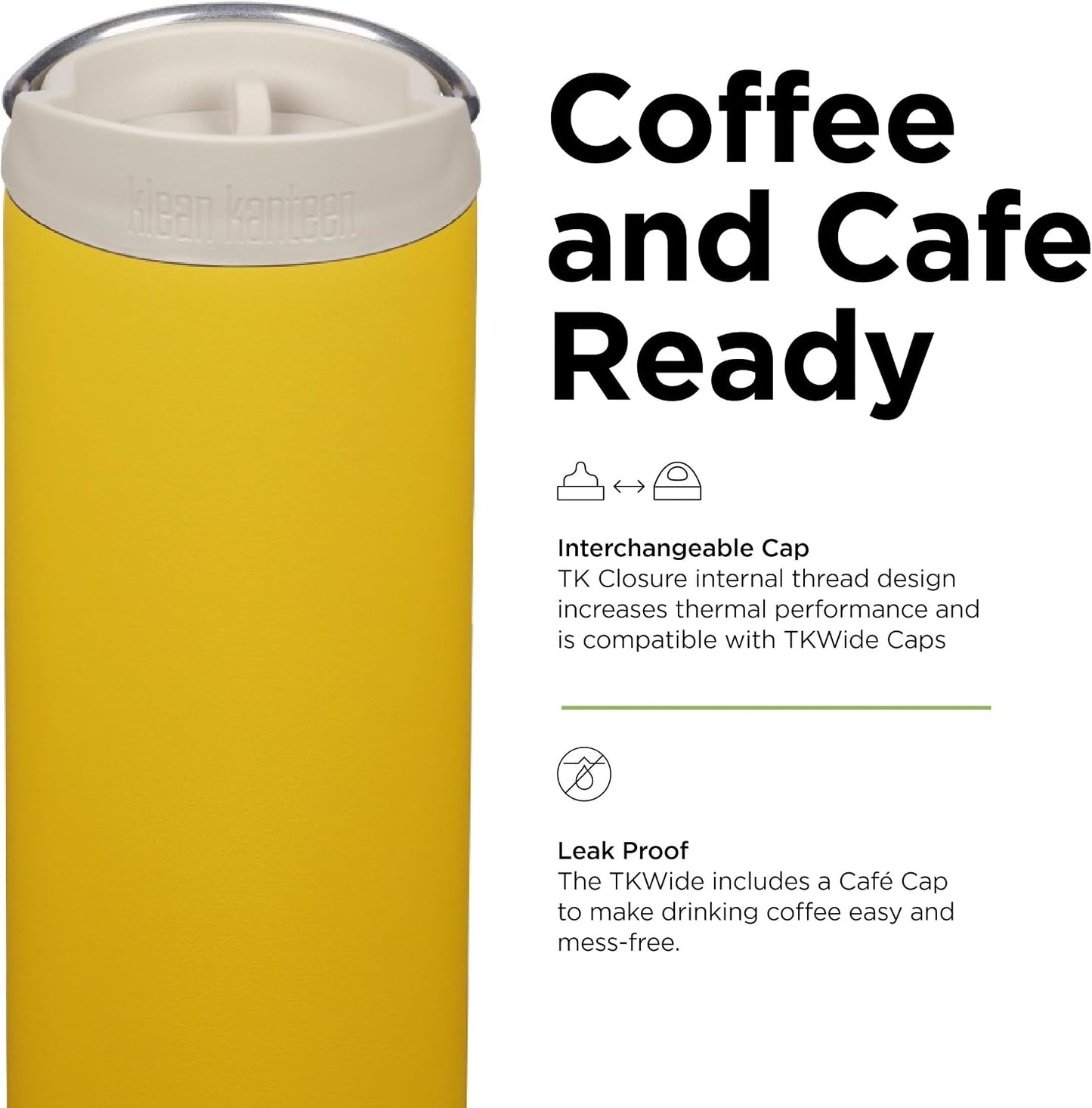 16oz TKWide Insulated Coffee Tumbler with Café Cap - Corsair