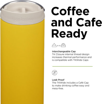 16oz TKWide Insulated Coffee Tumbler with Café Cap - Corsair