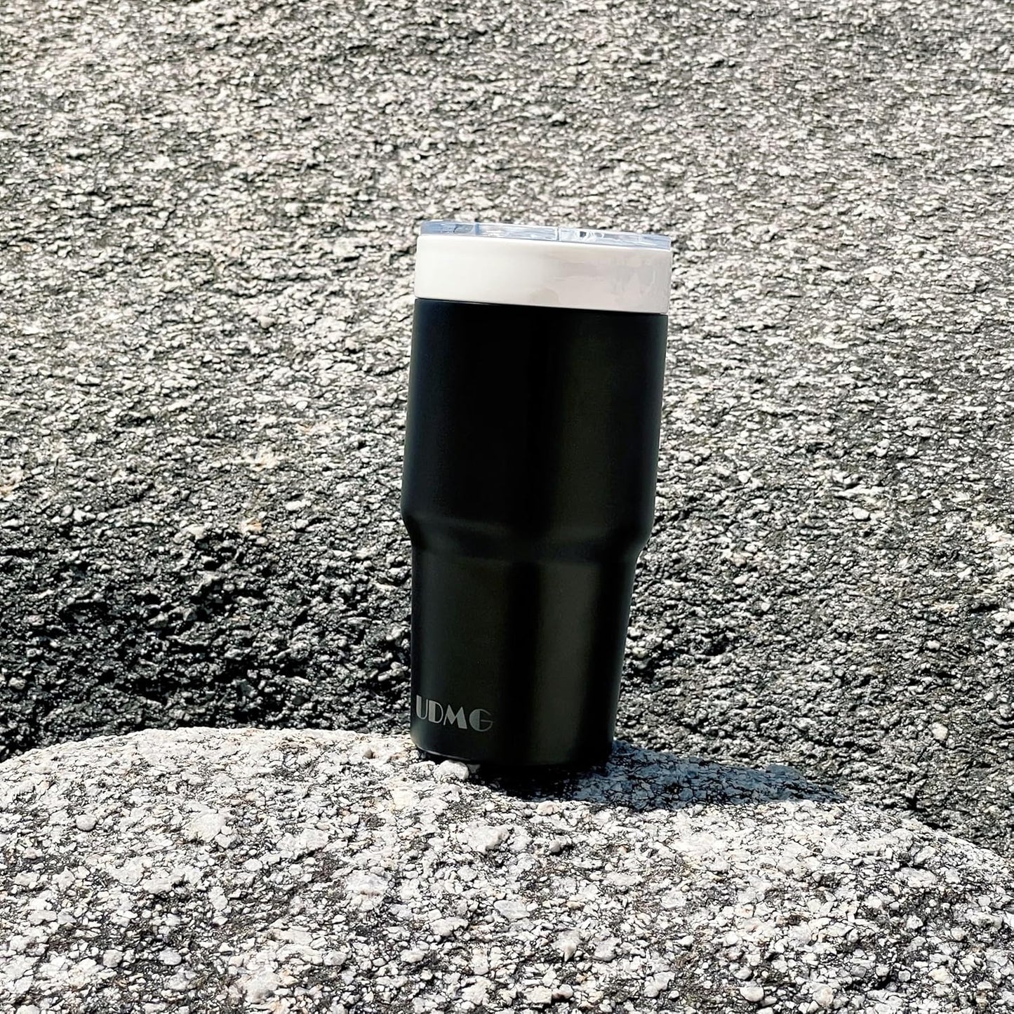 True Ceramic Lined (Not Coated) Stainless Steel Vacuum Insulated Travel Coffee Tumbler, No Metallic Taste, 16oz for Coffee & Tea On-The-Go (Original Steel)
