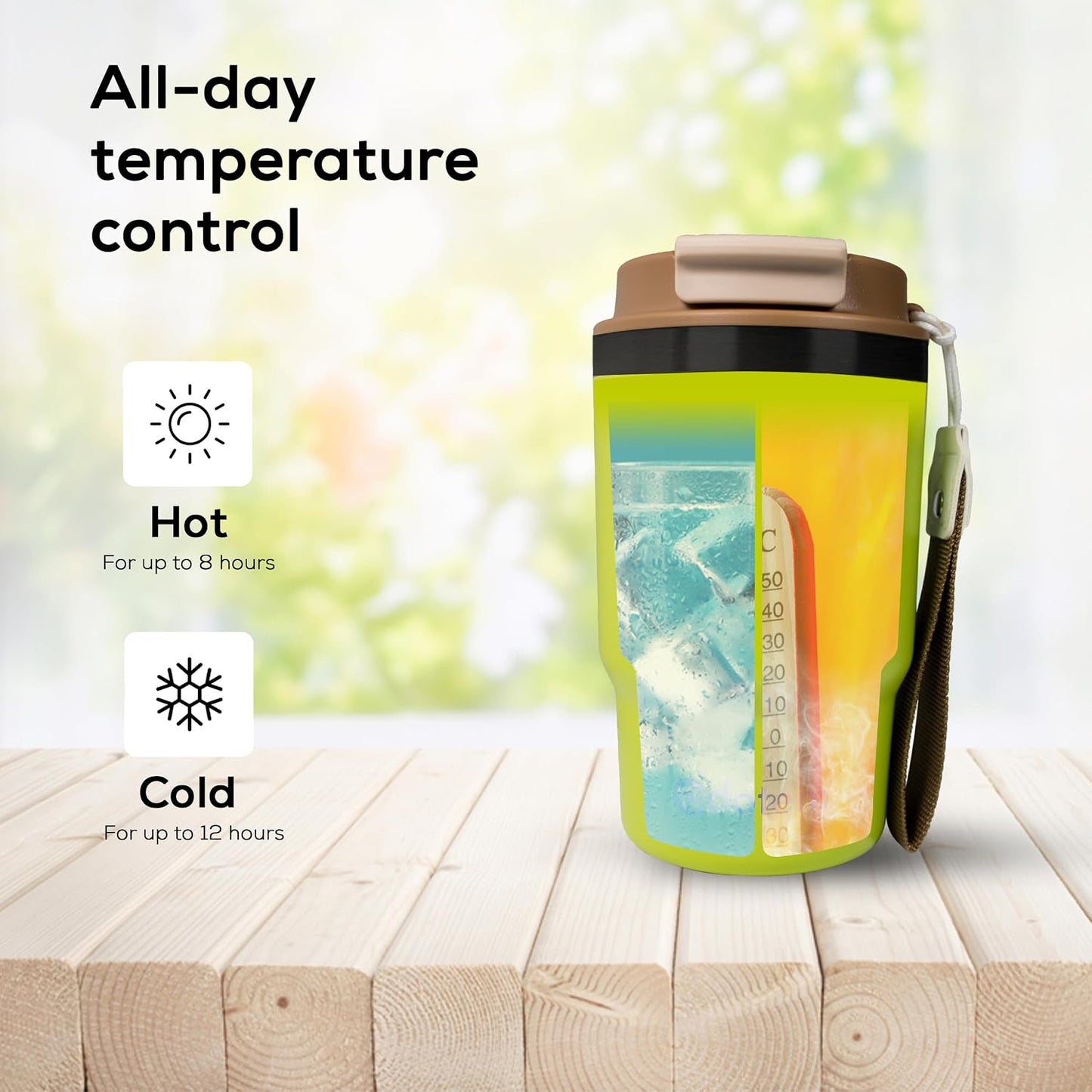 Insulated 16oz Stainless Steel Tumbler Mug Leakproof Double Walled Vacuum Thermal Coffee Cup with 2-in-1 Straw & Lid, Cupholder-Friendly Travel Mug for Hot & Cold Drinks (Pink)
