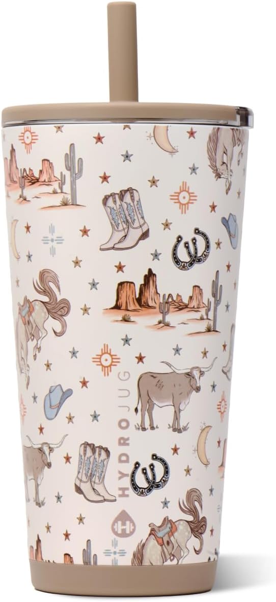 Everyday Tumbler 20 oz, Ceramic-Lined Straw Cup, Rodeo