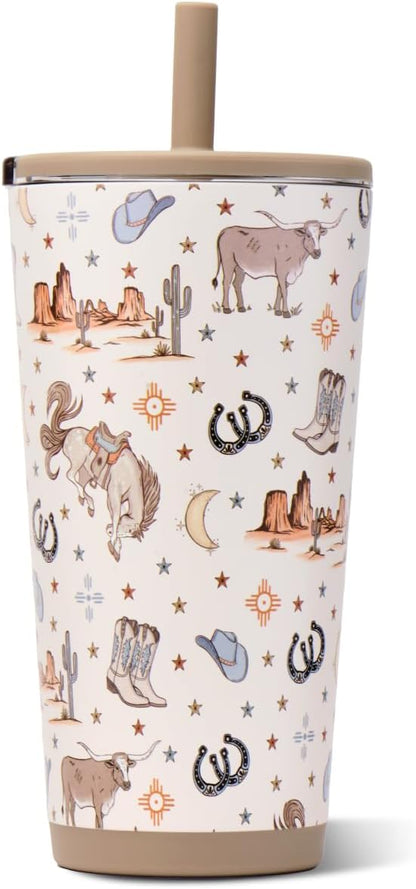 Everyday Tumbler 20 oz, Ceramic-Lined Straw Cup, Rodeo