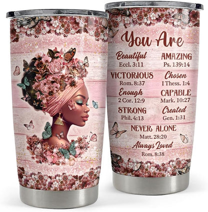 Sometimes You Forget You're Awesome Tumbler 20oz Inspirational Gifts Stainless Steel Insulated Tumblers Coffee Travel Mug Cup Gift for Coworkers Friends Sister Birthday Christmas