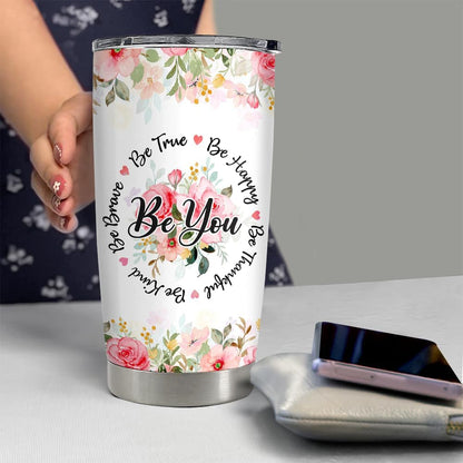 Sometimes You Forget You're Awesome Tumbler 20oz Inspirational Gifts Stainless Steel Insulated Tumblers Coffee Travel Mug Cup Gift for Coworkers Friends Sister Birthday Christmas