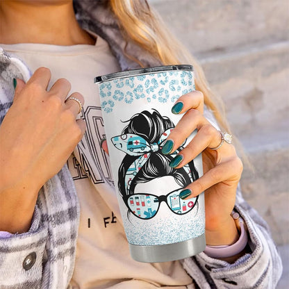 Sometimes You Forget You're Awesome Tumbler 20oz Inspirational Gifts Stainless Steel Insulated Tumblers Coffee Travel Mug Cup Gift for Coworkers Friends Sister Birthday Christmas