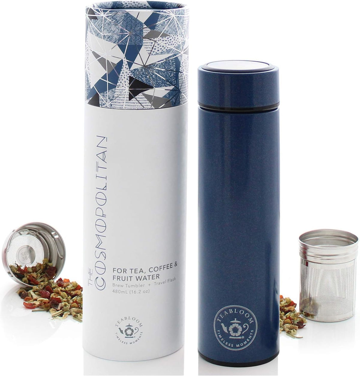 The ORIGINAL All-Brew Travel Tumbler & Thermos | OPRAH’s Favorite | 16oz/480ml Stainless Steel Insulated Water Bottle/Tea Flask/Cold Brew Coffee Mug