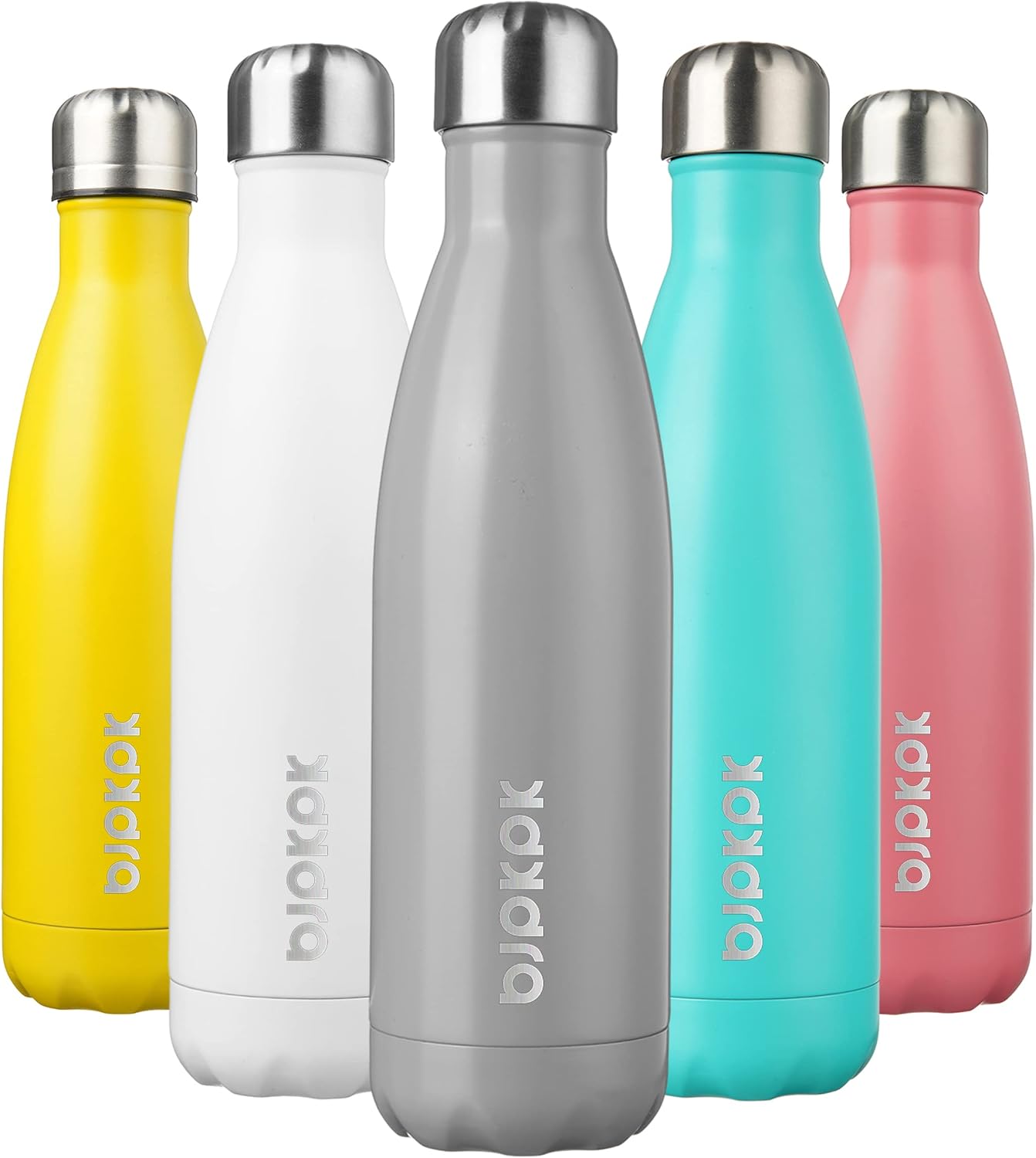 25 oz Insulated Stainless Steel Water Bottle, Metal Sports Flask | Double Wall Vacuum, Leak Proof, Keeps Hot/Cold, BPA Free, Dishwasher Safe, Cupholder Friendly, Travel, Lake Blue - Colors B