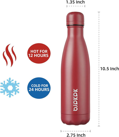 25 oz Insulated Stainless Steel Water Bottle, Metal Sports Flask | Double Wall Vacuum, Leak Proof, Keeps Hot/Cold, BPA Free, Dishwasher Safe, Cupholder Friendly, Travel, Lake Blue - Colors B